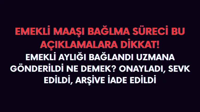 Uzman onayladı dosya ilk ödeme servi̇si̇ne verildi