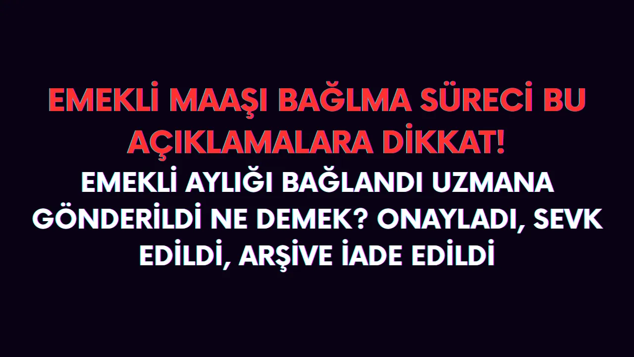 Uzman onayladı dosya ilk ödeme servi̇si̇ne verildi