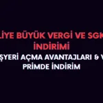 Emeklilerin işyeri açması