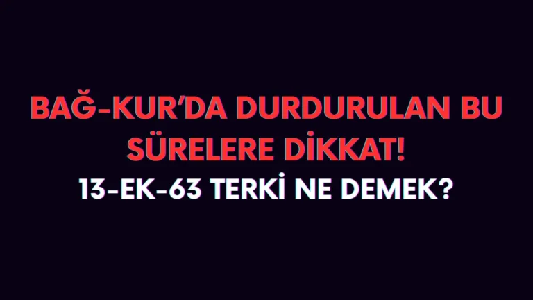63 terk kodu ne demek