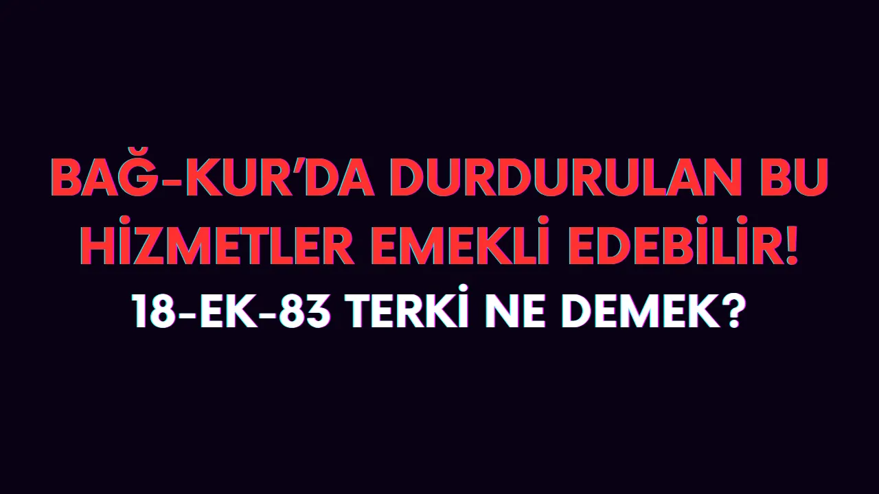 1479-83 terk koduyla durdurulan süre ne demek