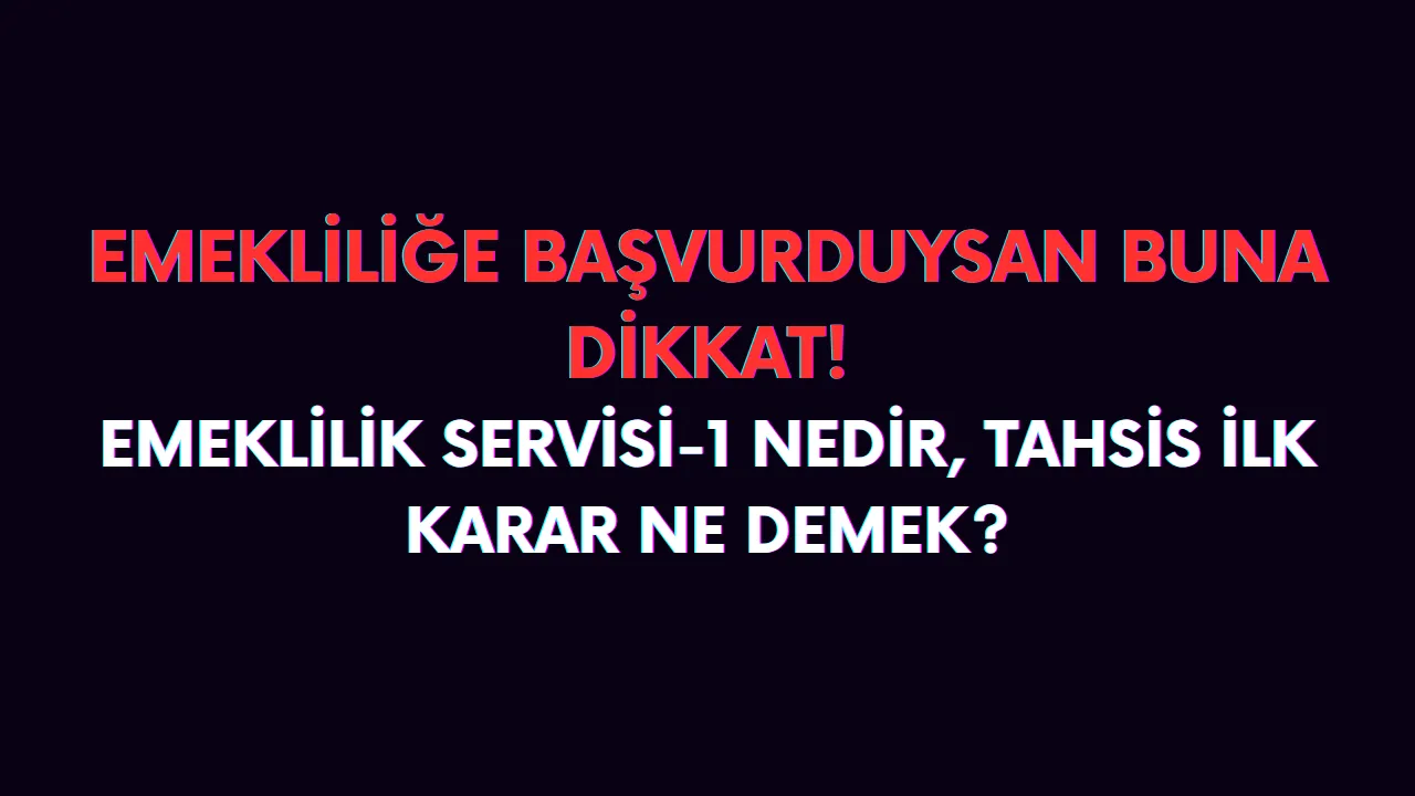 1.emeklilik servisi 4a tahsis ne demek