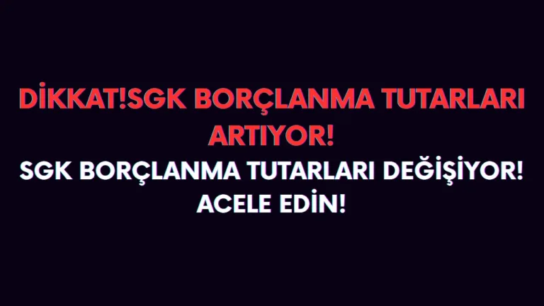 SGK borçlanmaları torba yasa ile değişiyor