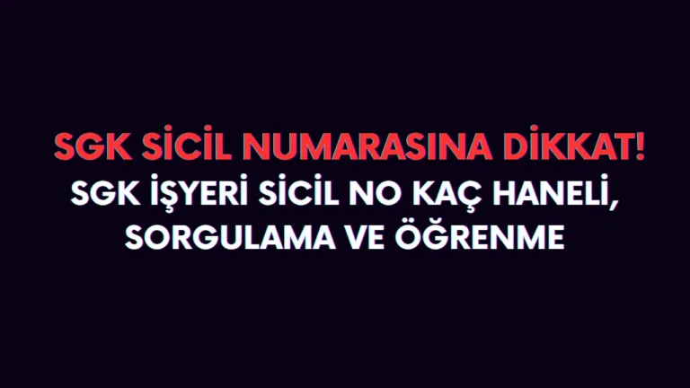 SGK no nedir