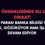 Rapor ödemesi banka bilgisi yok