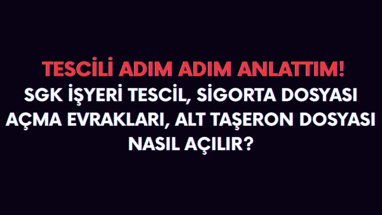 SGK dosyası nasıl açılır